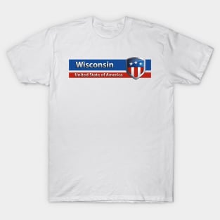 Wisconsin - United State of America T-Shirt